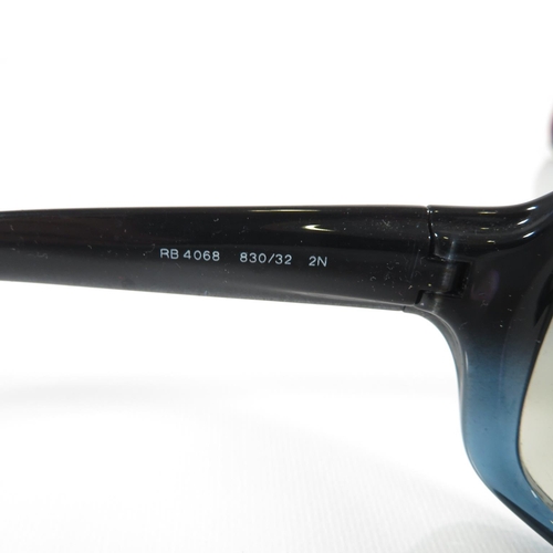 335 - 4x Pairs Ray Ban Sunglasses 3x etched RB and 1x etched BL