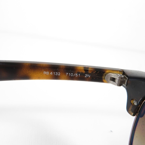 346 - 4X Pairs Ray Ban Sunglasses 3x etched RB and 1x etched BL