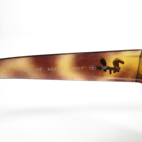 349 - 4x Pairs Ray Ban Sunglasses 2x etched RB and 2x etched BL