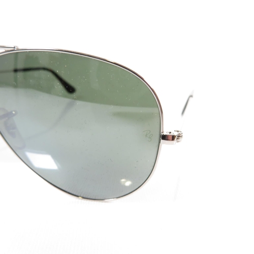 350 - 5x Pairs Ray Ban Sunglasses some etched RB some etched BL