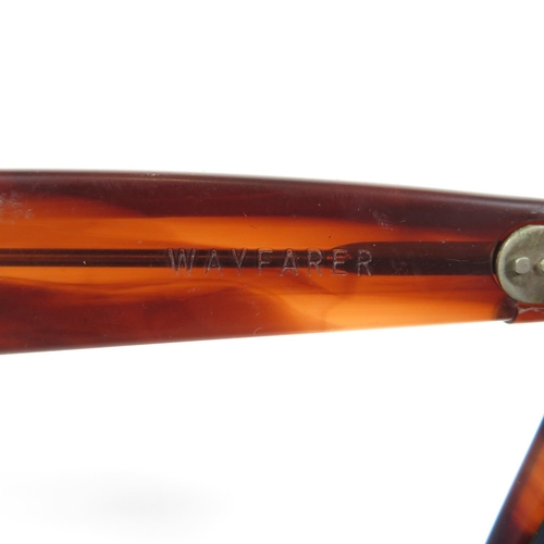 353 - 3x Pairs Ray Ban Sunglasses some etched BL and some etched RB - Wayfarers are very early sunglasses