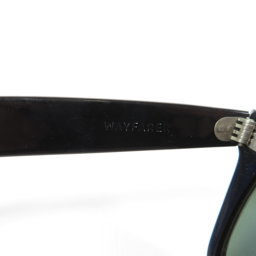 356 - 3x Pairs Ray Ban Sunglasses 2x etched RB and 1x Early Wayfarer etched BL