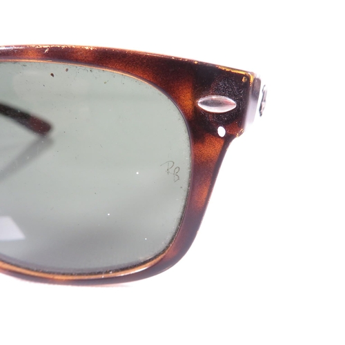 357 - 4x Pairs Ray Ban Sunglasses 1x Polarised 2x etched RB and 2x etched BL