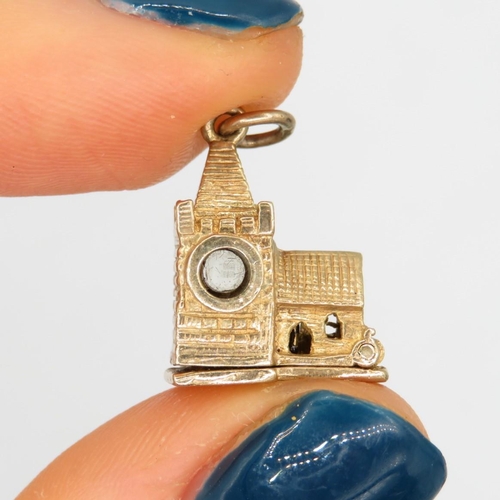 143 - 9ct gold Stanhope church opening charm (3.8g)