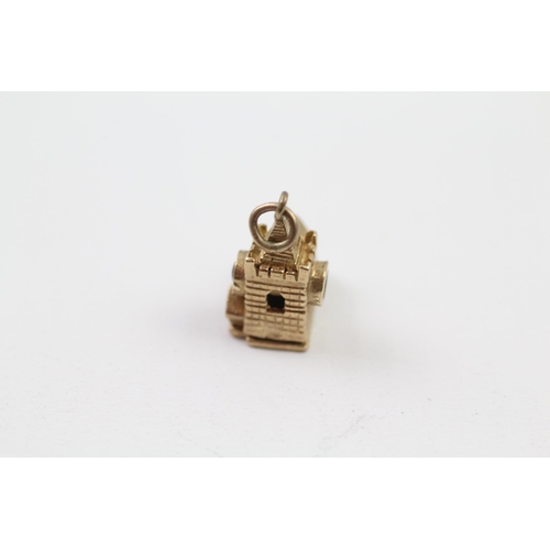 143 - 9ct gold Stanhope church opening charm (3.8g)