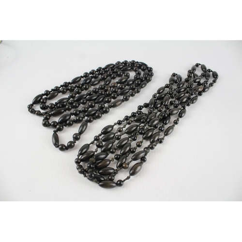 168 - Antique watch chain individually knotted (91g)