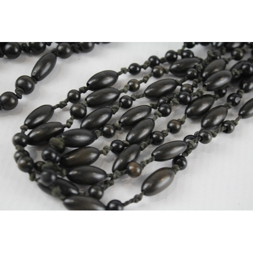 168 - Antique watch chain individually knotted (91g)