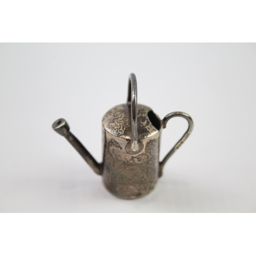 339 - Vintage Hallmarked 1996 London Sterling Silver Miniature Watering Can (13g)