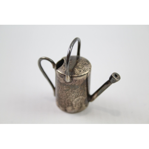 339 - Vintage Hallmarked 1996 London Sterling Silver Miniature Watering Can (13g)