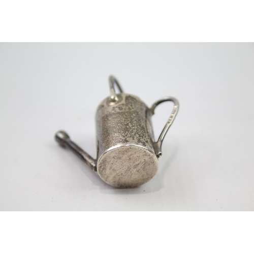 339 - Vintage Hallmarked 1996 London Sterling Silver Miniature Watering Can (13g)