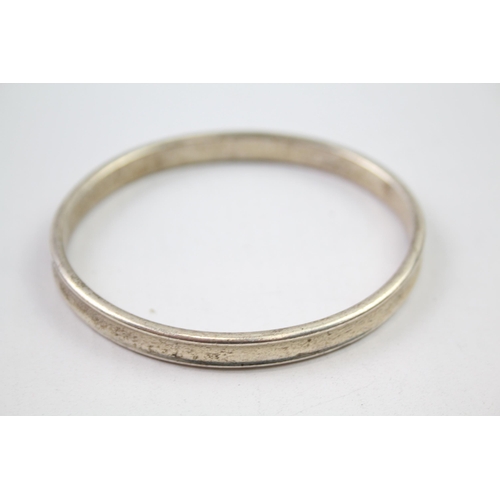 207 - Tiffany & Co sterling silver 1837 bangle bracelet (33g)