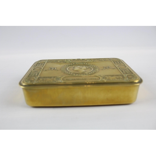 243 - WW1 1914 Princess Mary Brass Christmas Tin