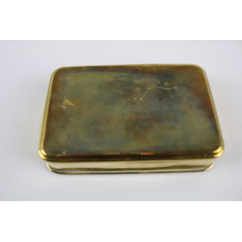 243 - WW1 1914 Princess Mary Brass Christmas Tin