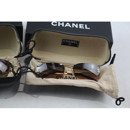 252 - Collection of Designer Sunglasses Inc Chanel Etc x 2