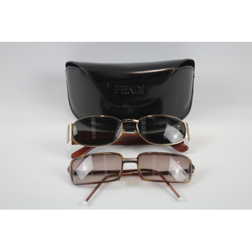 253 - Collection of Designer Sunglasses Inc Fendi, Chanel Etc x 2