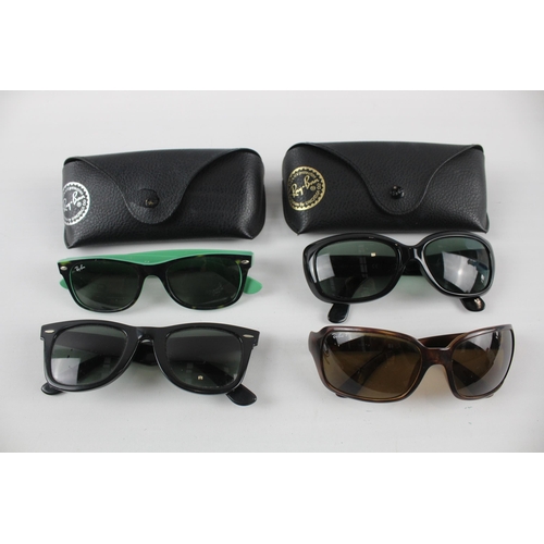 254 - Collection of Designer RayBan Sunglasses Inc Cases Etc x 4