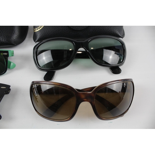 254 - Collection of Designer RayBan Sunglasses Inc Cases Etc x 4