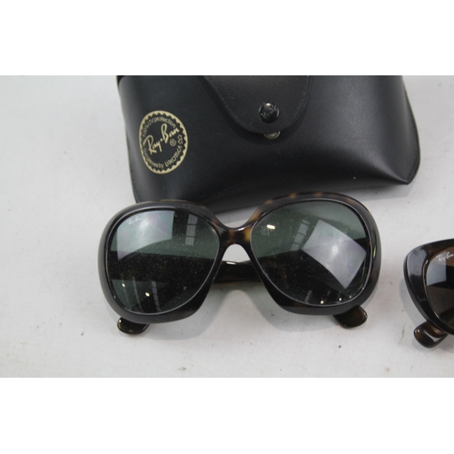 255 - Collection of Designer RayBan Sunglasses Inc Cases Etc x 4