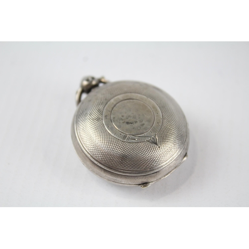 258 - Antique Victorian 1897 Birmingham Sterling Silver Sovereign Case (31g)