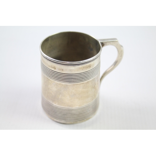 272 - Antique George III 1997 London Sterling Silver Plain Small Tankard / Cup (92g)