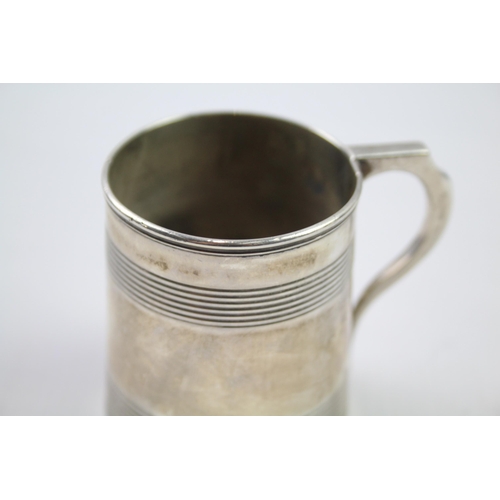 272 - Antique George III 1997 London Sterling Silver Plain Small Tankard / Cup (92g)