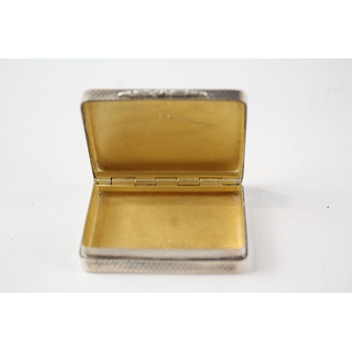 273 - Vintage Hallmarked 1994 Edinburgh Scottish Sterling Silver Snuff Box (38g)