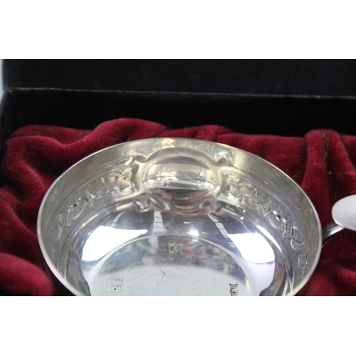 291 - Vintage Hallmarked 1978 Birmingham Sterling Silver Wine Tasting Cup (70g)