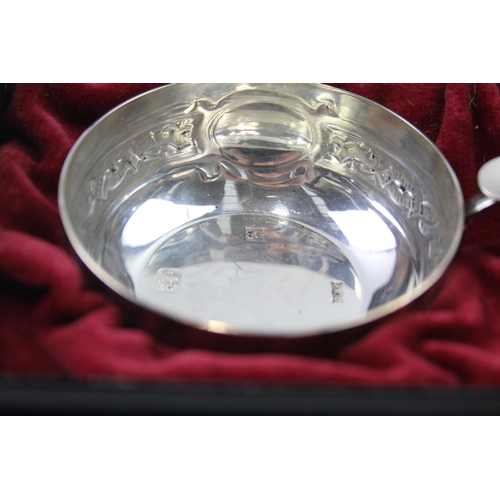 291 - Vintage Hallmarked 1978 Birmingham Sterling Silver Wine Tasting Cup (70g)