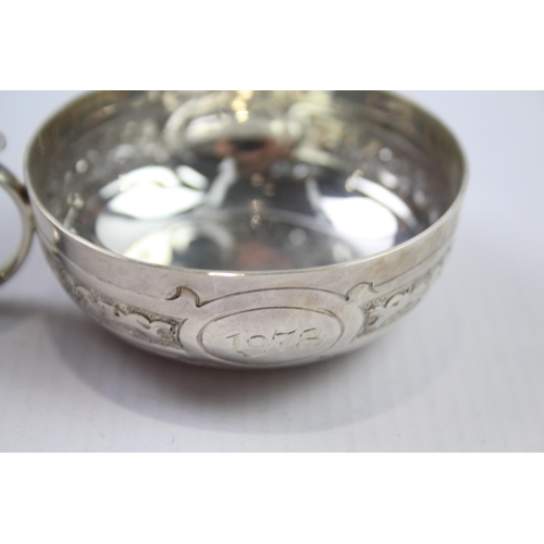 291 - Vintage Hallmarked 1978 Birmingham Sterling Silver Wine Tasting Cup (70g)