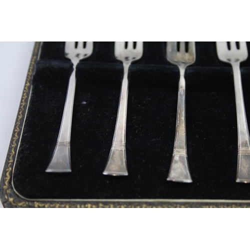 306 - Vintage Hallmarked ASPREY & CO  STERLING SILVER Dessert Serving Set (127g)