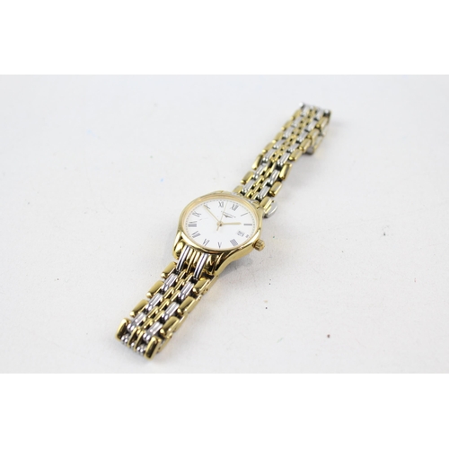 312 - LONGINES Ladies Two Tone WRISTWATCH Quartz WORKING