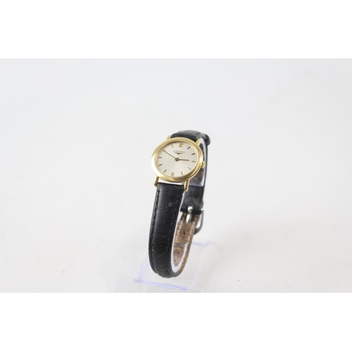 324 - LONGINES 18K Gold Cased Ladies WRISTWATCH Quartz WORKING