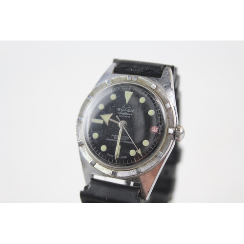 331 - BULER SEAFLOWER Gents Vintage C.1960s Divers WRISTWATCH Hand-wind WORKING