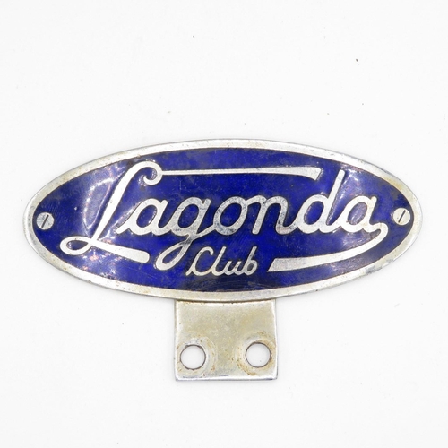 403 - Lagonda Club Bumper Badge - original