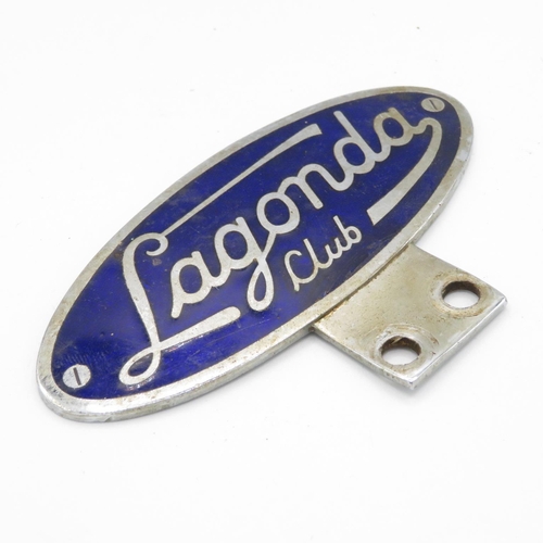 403 - Lagonda Club Bumper Badge - original