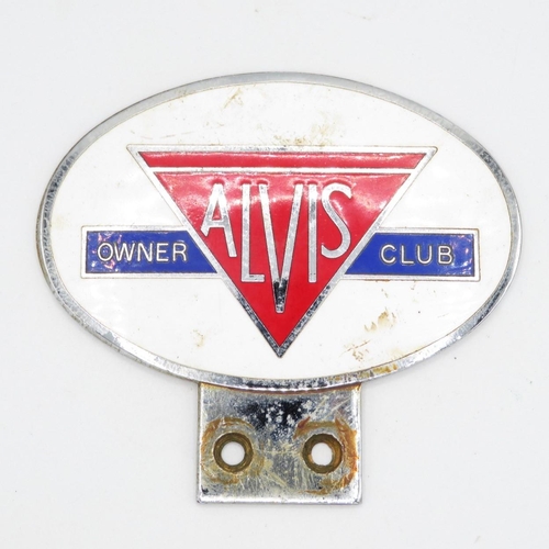 404 - Original Alvis Owner Club Bumper Badge