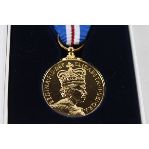 353 - Boxed ER.II Queens Golden Jubilee Medal with C.O.A