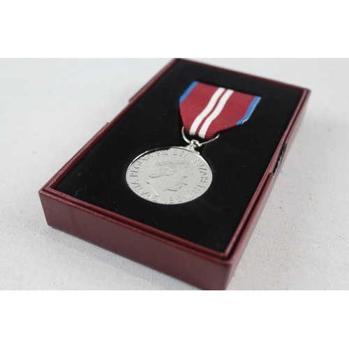 357 - Boxed ER.II Queens Diamond Jubilee Medal