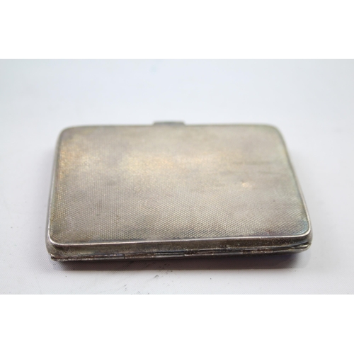 Vintage 1936 Birmingham Sterling Silver Guilloche Enamel Cigarette Case ...