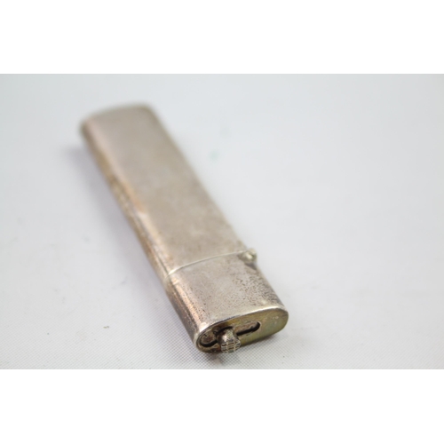 Vintage Stamped .925 Sterling Silver Pocket Toothpick Holder