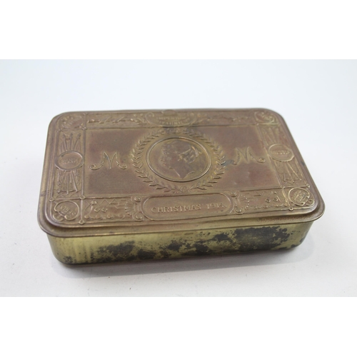 326 - WW1 1914 Princess Mary Brass Christmas Tin