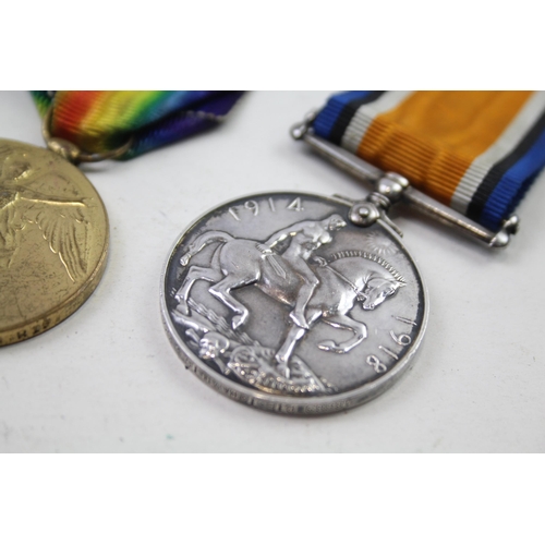 329 - WW1 Medal Pair & Original Ribbons