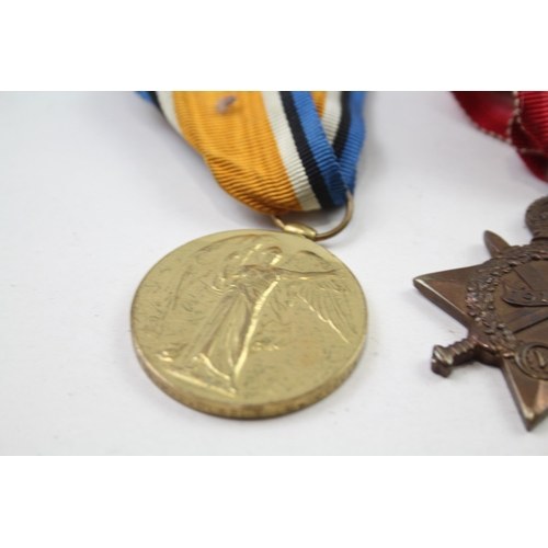 342 - WW1 1914 - 1915 Star Trio & Original Ribbons