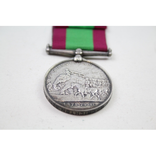 344 - Victorian Afghanistan Medal Named - 672 PTE. W. Crichton. 92nd Highlanders