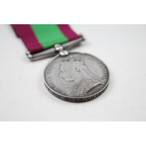 344 - Victorian Afghanistan Medal Named - 672 PTE. W. Crichton. 92nd Highlanders