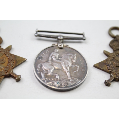 346 - 3 x WW1 Family Medals