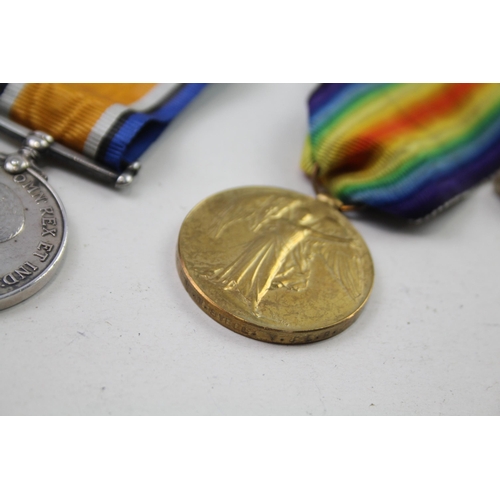 330 - WW1 Medal Pair & Original Ribbons & I.D. Tag