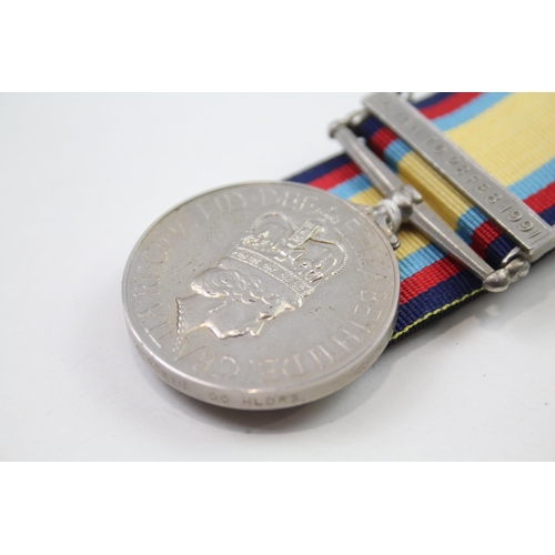 335 - ERII Gulf War Medal Named 24755391 PTE. A. Robin. Q O Highlands