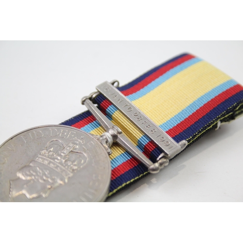 335 - ERII Gulf War Medal Named 24755391 PTE. A. Robin. Q O Highlands