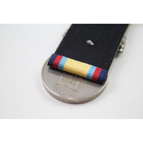 335 - ERII Gulf War Medal Named 24755391 PTE. A. Robin. Q O Highlands